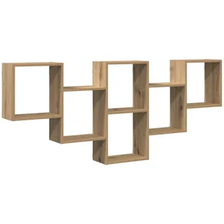 vidaXL Wandregal Artisan-Eiche 159/18/66 Cm Holzwerkstoff , Braun , 18x66x159 cm , Wohnzimmer, Regale, Wandregale
