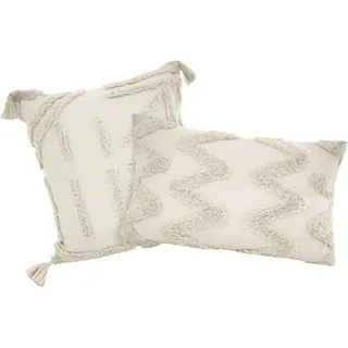 LeGer Home by Lena Gercke Kissenbezug Marusha 40 x 40 cm Beige