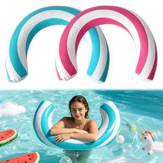 Luftmatratze Pool 2 Stück Gebogene Aufblasbare Poolnudeln Schwimmring Schwimmnudeln Wasser Schwimmnudel Pool Spielzeug Erwachsene Poolnudeln Wasserspielzeug für Sommerpool Party