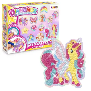 diamondz crystal painting Galupy Unicorn Diamond Painting Bastelset 9 Farben