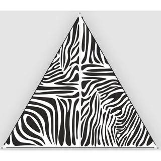 Bent Sonnensegel "Verbindbares Sonnensegel TC-Zip-Canvas Single", zebra druck, rv schwarz),