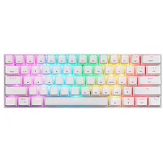 Motospeed Wireless Mechanical keyboard SK62 White (red switch) - Gaming Tastaturen - Weiss