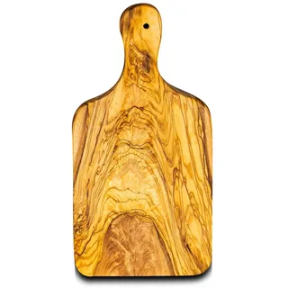 Schneidebrett Olivenholz Holz ca. 30cm Küchenbrett Brotzeit Schneidbrett Frühstücksbrett Tischdeko