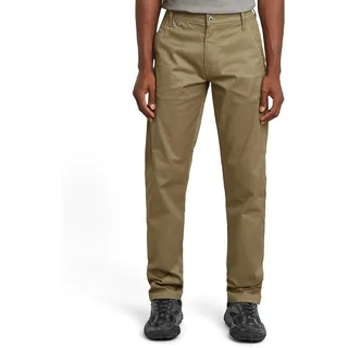 G-Star Herren. D26400-C105-6057 Chino-Hose Morry Tapered grün (33/32), Lässig, Bio-Baumwolle, Nachhaltig