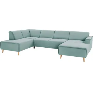 Home Affaire Wohnlandschaft Polyester U-Form 3-Sitzer Mint