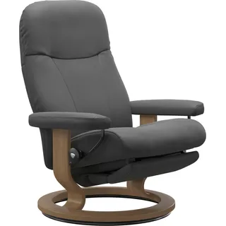 Stressless Stressless® Relaxsessel »Garda«, verstellbar, optional 2-motorisch, Größe M & L, Gestell Eiche grau