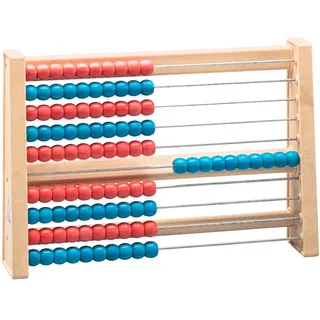 Wissner 100er Rechenrahmen rot/blau
