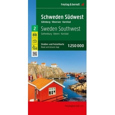 Schweden Südwest, Straßen- und Freizeitkarte 1:250.000, freytag & berndt