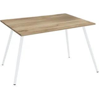 VCM Schreibtisch Salia Eiche / Braun
