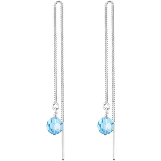 Elli Ohrringe Damen Glamour Hänger mit Kristall in 925 Sterling Silber