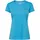 T-Shirt für Damen Schnelltrocknendes pflegeleichtes Sport Shirt Atmungsaktives Outdoor T-Shirt mit Rundhals Aqua 36