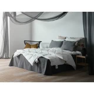 Universe of sleeping Kunstfaserbettdecke »Pegasus, neuartige Mischung aus Daune & Federn mit Kunstfaser« warm Füllung Mischungaus50Polyesterfasern50EuropaeischeFeder-Daunenfuellung, weiß