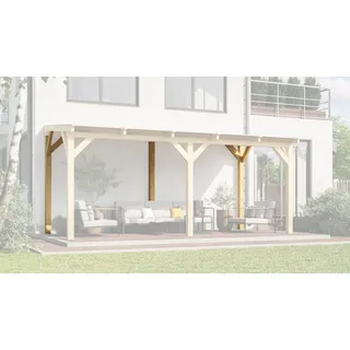 Weka Terrassenüberdachung Bausatz 672 Gr. 1-2 0 x 0 m beige