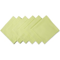 DII Solides Servietten-Set Kollektion:, Baumwolle, Grün (Fresh Green), 20x20, 6