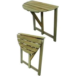 Tisch Holz Konsole Blinky Mod.viola 1/2 Runder 60X38X70H