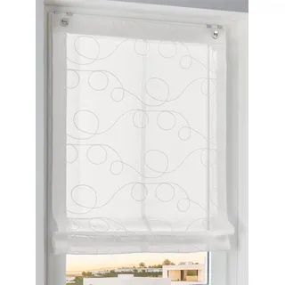 Heine Raffrollo in weiß | Gr.: 130-x-100-cm