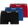 Boss Boxershorts 3 Einheiten Blau Rot Schwarz XXL
