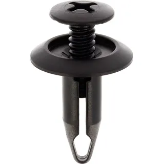 Kunststoffnieten in Box für Schild und Kotflügel/Kotflügel, 6,3 bis 7,5 mm, Lochung, 0,7 bis 5 mm, F1, 100 Stück