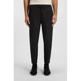 Boss Green Stretch-Hose »T Flex« mit elastischem Bund und Kordelzug Stretchhose Businesshose, schwarz