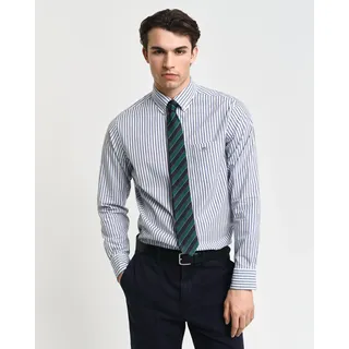 Gant Langarmhemd »REG POPLIN STRIPE SHIRT«, Regular Fit Popeline Hemd mit Streifen Gant CLEAR SKY XXXL