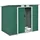 Gerätehaus 2,13 x 1,30 m Dunkelgrün