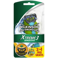 Wilkinson Sword Xtreme 3 Sensitive Einwegrasierer, 3 Stück + 1 gratis