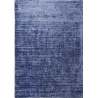 Shine uni Kurzflorteppich 50 x 80 cm navy