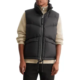 Marc O'Polo Denim Herren Steppweste mit Stehkragen wasserabweisend, Schwarz (Black), XXL