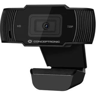 Conceptronic AMDIS 720p HD Webcam Schwarz