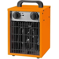 Industrieheizlüfter, 2 W, Orange, 22-24 V, mit Tragegriff