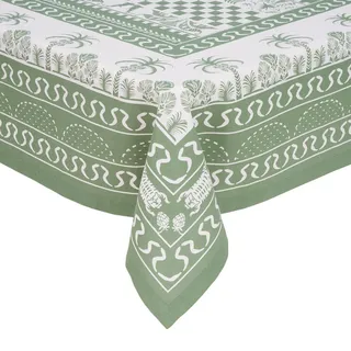 Butlers Tischdecke Monteverde 300x160 cm , Grün , Textil , 250x160 cm , Heimtextilien, Wohntextilien, Tischwäsche, Tischdecken