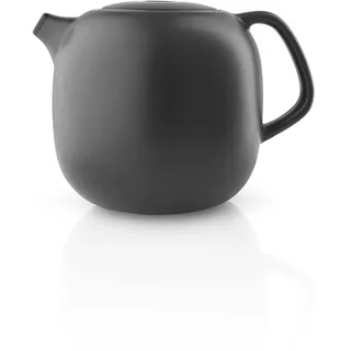 EVA SOLO | Nordic Kitchen Teekanne 1L | Tropffrei | Spülmaschinenfest | Schwarzes Steinzeug | Dänisches Design und Funktionalität | Werkzeuge Küchenhelfer und Zubehör