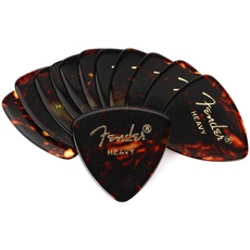 Fender 098-0346-900 346 Shape Picks, 12 Count, Shell, Heavy