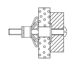 Bild von 5x52 S B Hohlraumdübel 60mm 48042 20St.