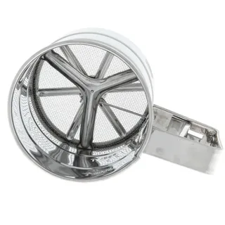 Mehlsieb Ø 10 cm , Metall , 15.5x9.5x10.5 cm , Küchenzubehör, Küchenhelfer