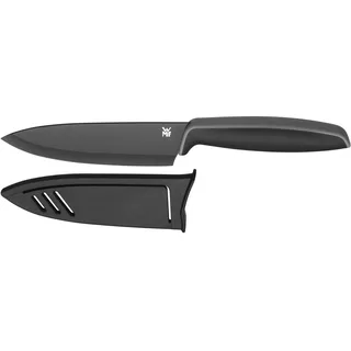 WMF Touch Kochmesser 24 cm, Messer mit Schutzhülle, Spezialklingenstahl antihaftbeschichtet, scharf, Klinge 13 cm, schwarz