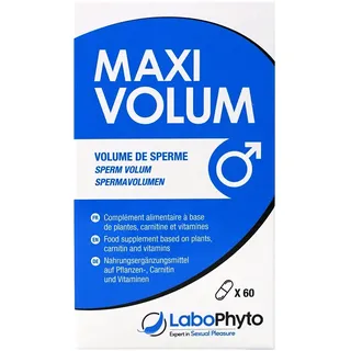 Labophyto MaxiVolum (60 Kapseln) – Nahrungsergänzungsmittel für den Mann zur Förderung der männlichen Ejakulation und Intensivierung des sexuellen Erlebnisses - mit L-Arginin und Zink