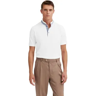 bugatti Herren Poloshirt Stehkragen Basic Kurzarm Modern Fit