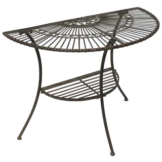 DanDiBo Ambiente Malega Konsolentisch 100 x 51 x 80 cm Grün