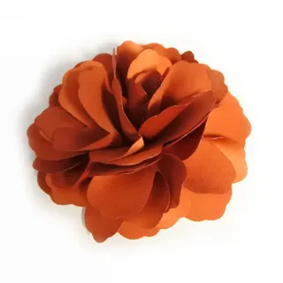 Meilliwish Kamelien Blume Haarklammer (A74) - Orange, 1 stück (1er Pack) - Frauen, Hochzeitsgäste - Erwachsene Frauen