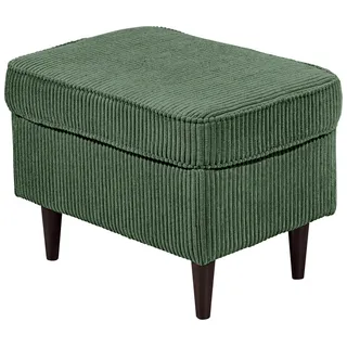 ed exciting design Hocker Oskar Polyester 63 x 43 x 42 cm Dunkelgrün