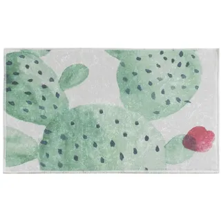Badteppich Kaktus mit Blume