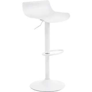 CLP Barhocker Kunststoff weiß , 43x69x44 cm , Esszimmer, Barmöbel, Barhocker