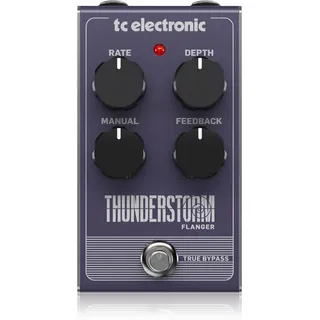 TC Electronic THUNDERSTORM FLANGER Flanger-Pedal im Vintage-Stil mit vollständig analoger Bucket-Brigade-Schaltung