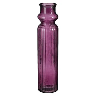 Vase Rosa Recycliertes Glas Bordeaux 75Cm