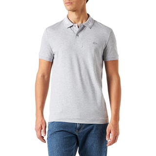 Lacoste Herren Ph9642 Poloshirt Slim Fit, Silberfarben, XXL