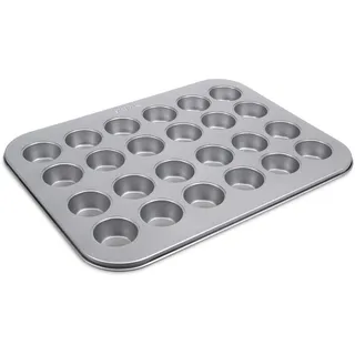 Städter "We love baking Muffinform Mini | 24 Mini-Muffins | Hochwertige Antihaftbeschichtung, PFAS frei, 35x27cm