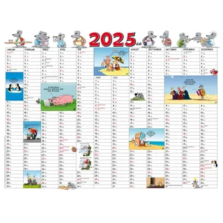 Lappan Verlag Uli Stein Jahresplaner 2025: Posterkalender: Plakatkalender für die Wand | Ideale Schreibtischunterlage (Uli Stein Kalender 2025)