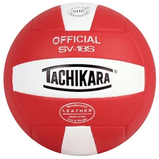 Tachikara Volleyball in Institutional-Qualität, Scharlachrot/Weiß
