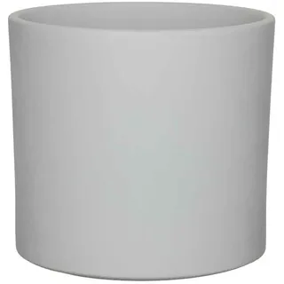 Mica decorations Blumentopf Era rund Keramik h.grau matt – 21.5 x Ø 23 cm